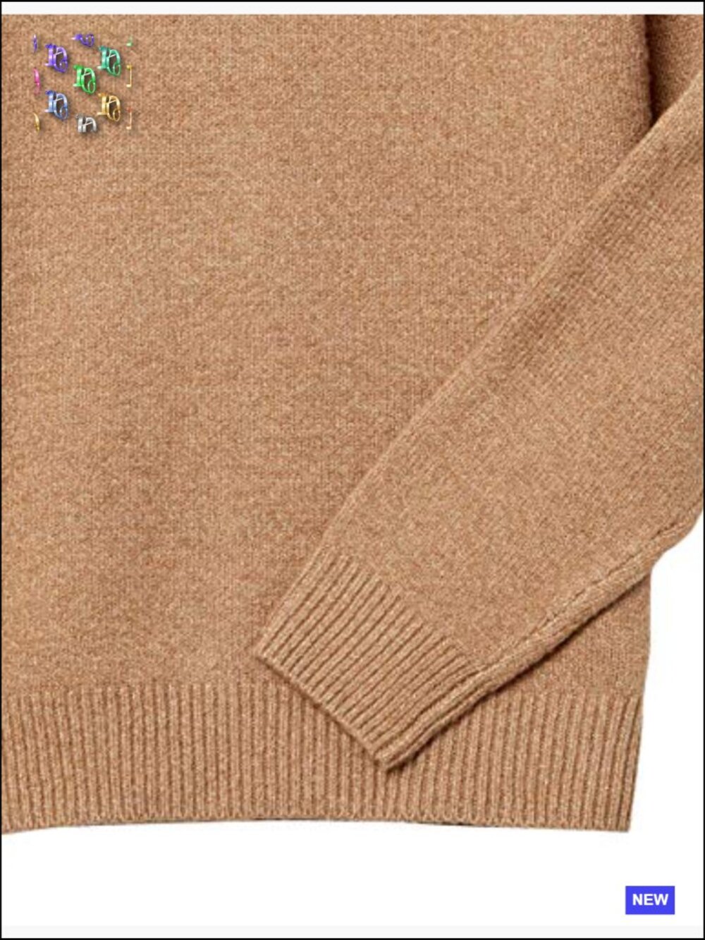 Men's Long-Sleeve Quarter-Zip Pullover Sweater Soft Touch Midweight Relaxed Fit - Picture 7 of 7
